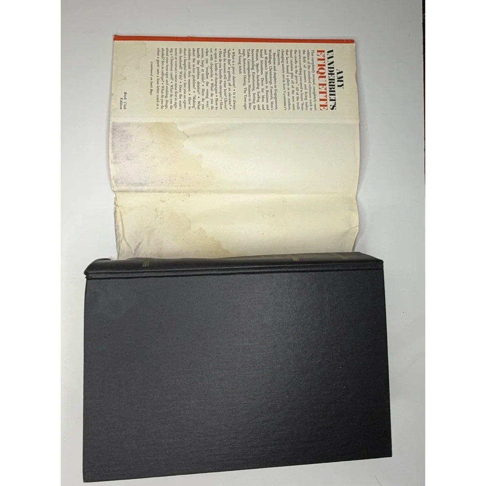 Amy Vanderbilt's Etiquette, Hardcover. Doubleday 1972 Drawings by Andy Warhol
